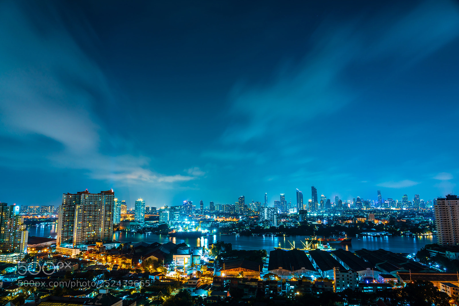 Sony a7R III sample photo. Bangkok night cityscape photography