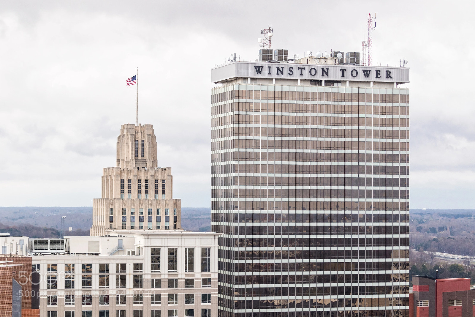 Canon EOS 7D Mark II sample photo. Winston tower and rjr photography