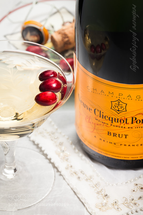 Canon EOS 5D Mark II sample photo. Veuve clicquot ponsardin brut photography