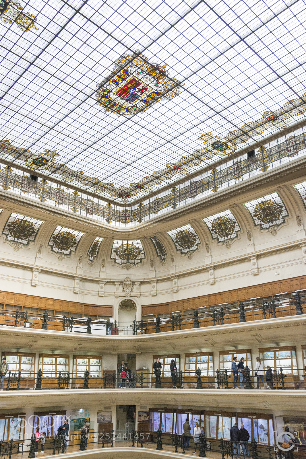 Nikon D7100 sample photo. Stained glass ceiling photography