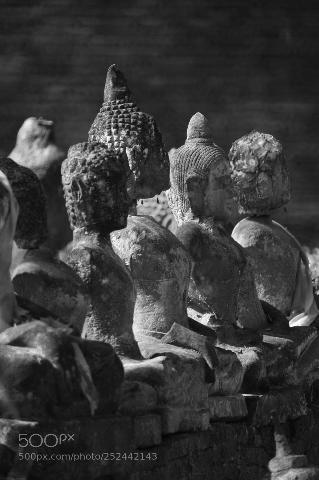 Nikon D300 sample photo. Old bhuddah photography