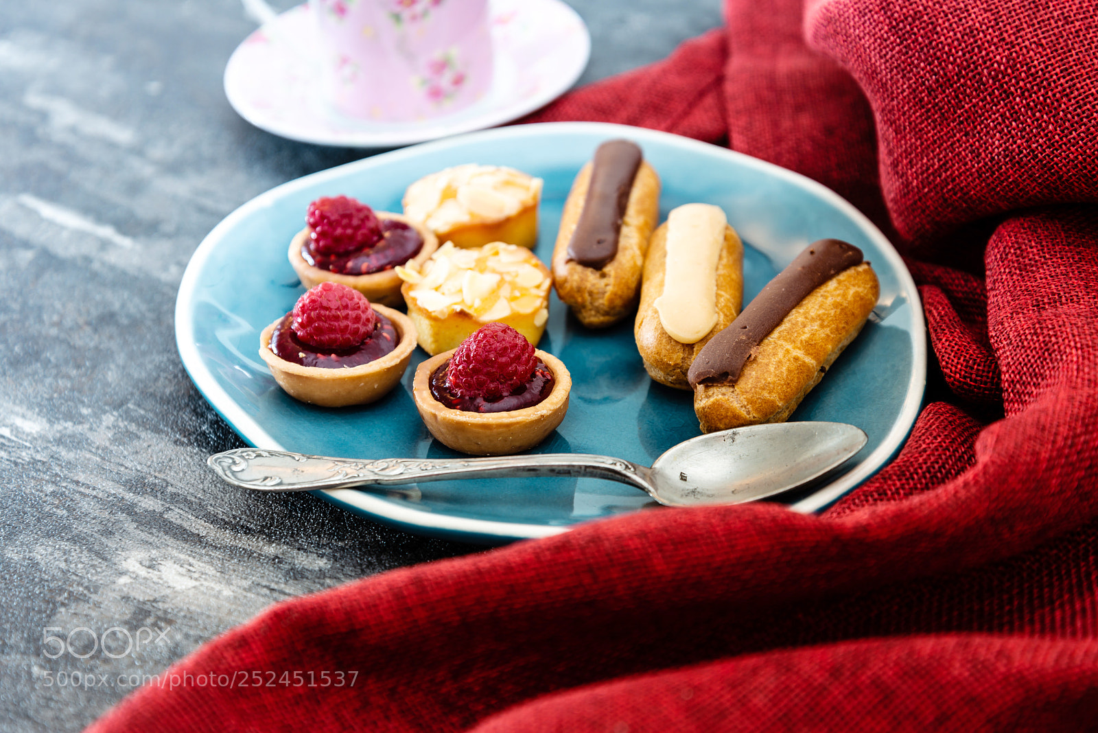 Nikon D800 sample photo. Mixed dessert raspberry tartlet photography