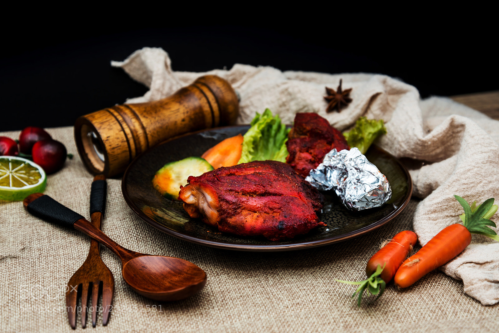 Nikon D800 sample photo. Handmade tandoori grill indian photography