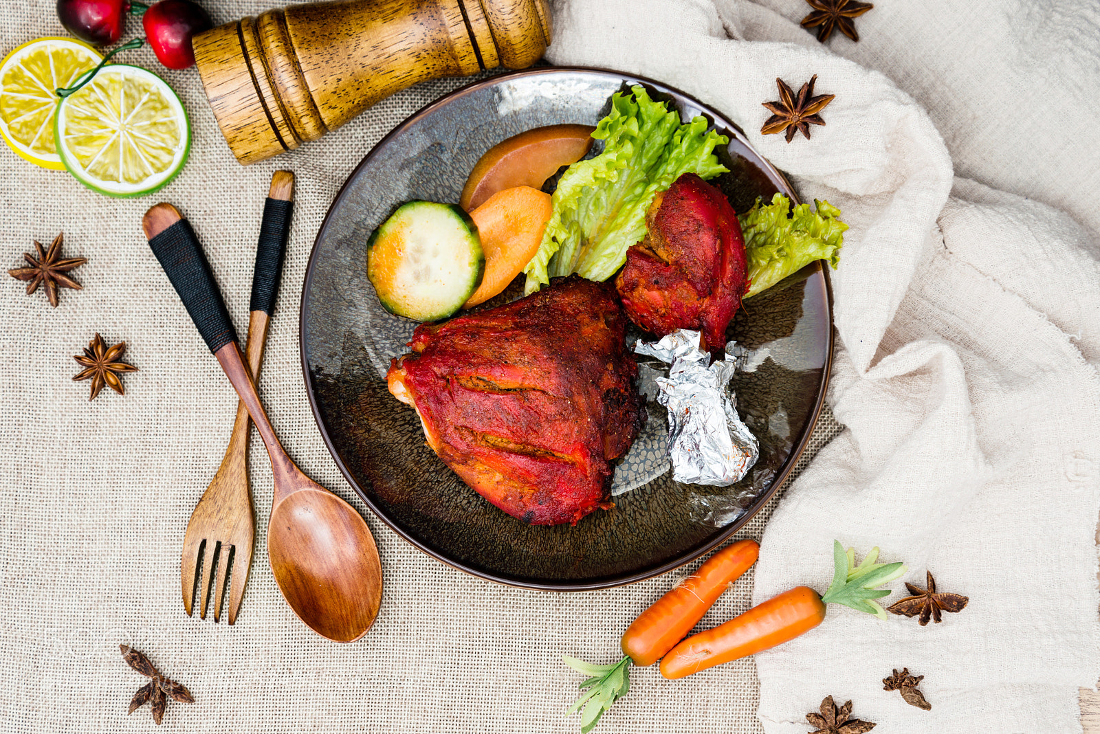 Nikon D800 sample photo. Handmade tandoori grill indian photography