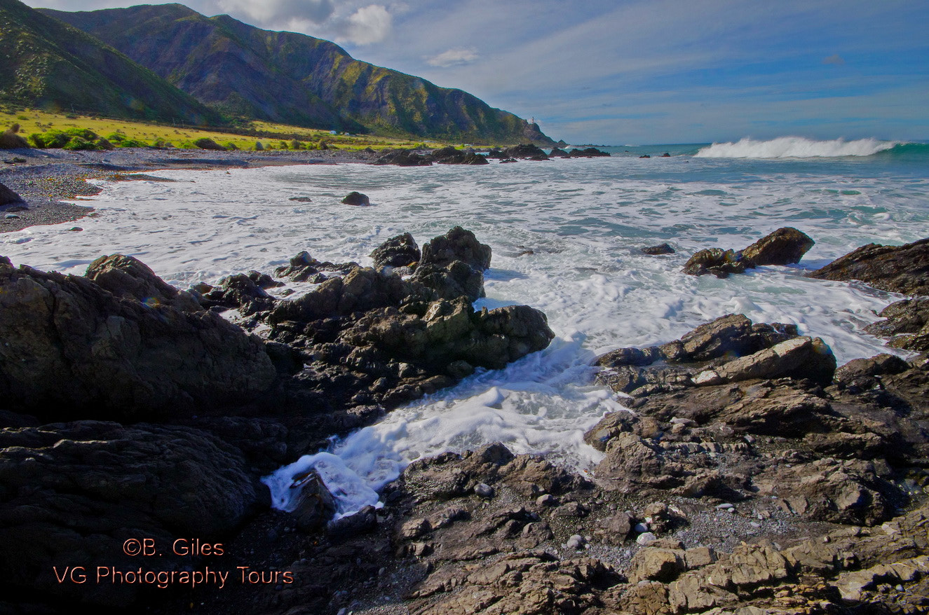 Pentax K-5 IIs sample photo. Cape palliser nz photography