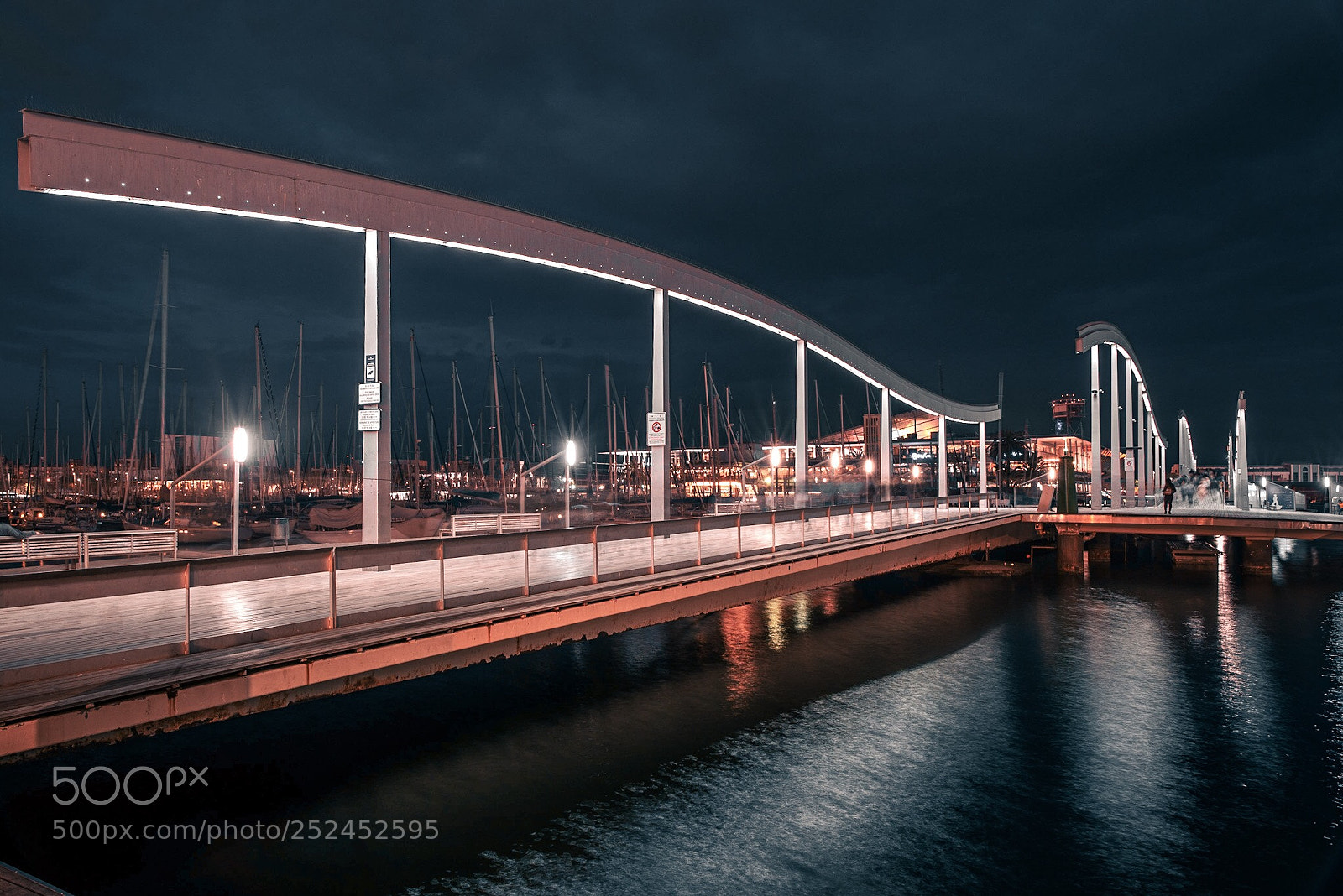 Nikon D810 sample photo. Marina de barcelona photography