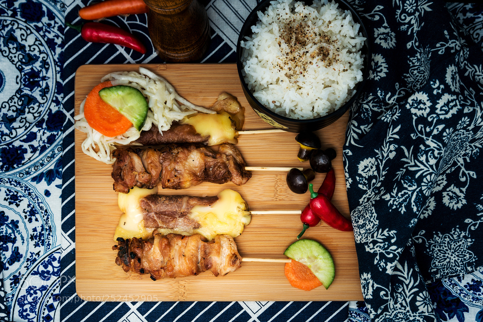 Nikon D800 sample photo. Traditional japanese skewer yakitori photography