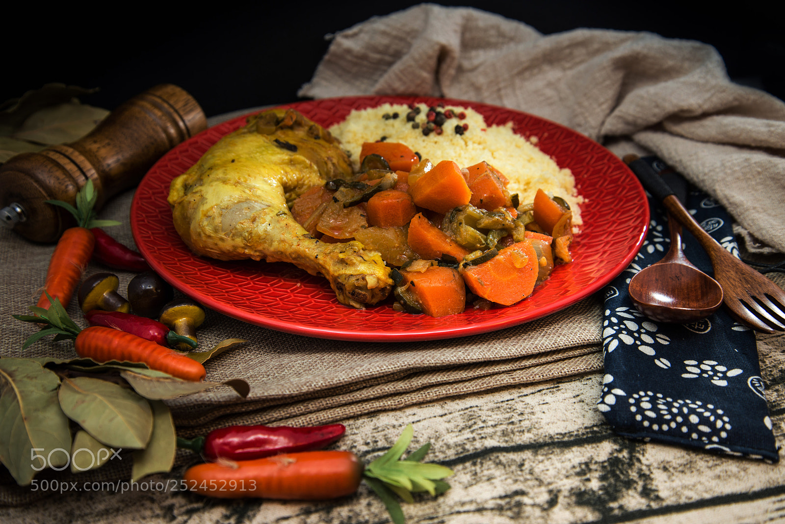 Nikon D800 sample photo. Traditional moroccan dish couscous photography