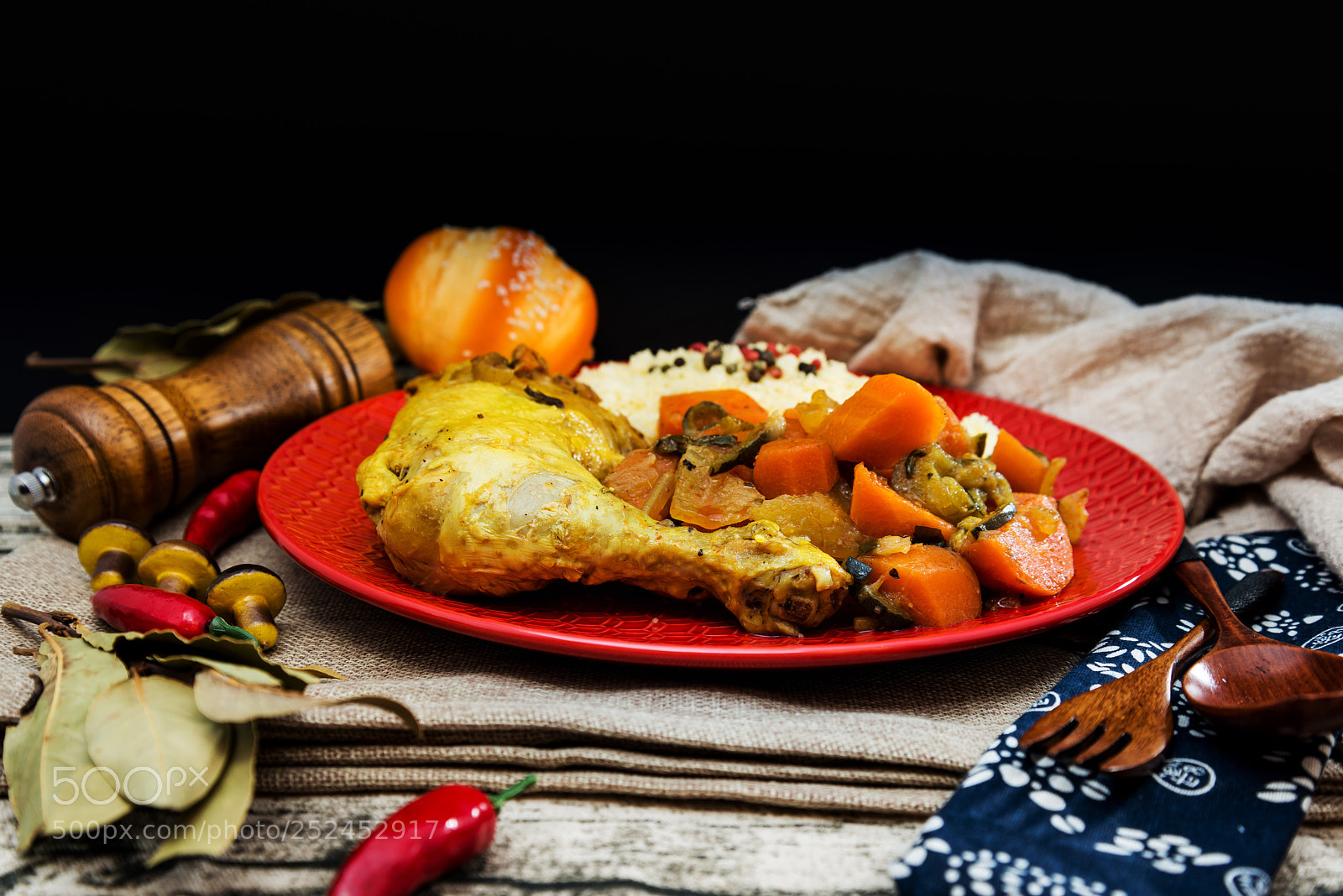 Nikon D800 sample photo. Traditional moroccan dish couscous photography