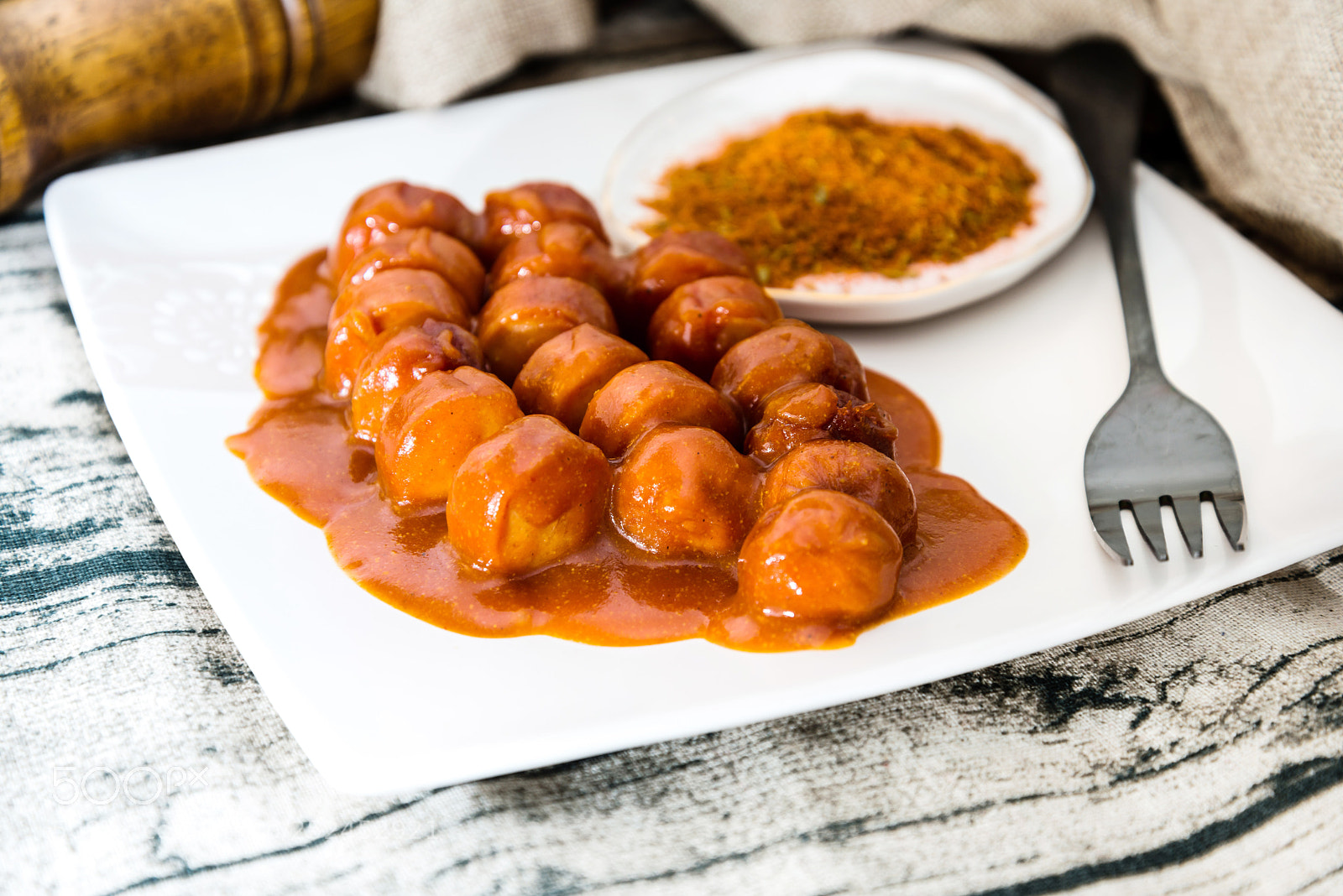 Nikon D800 sample photo. Tasty german sausage served photography