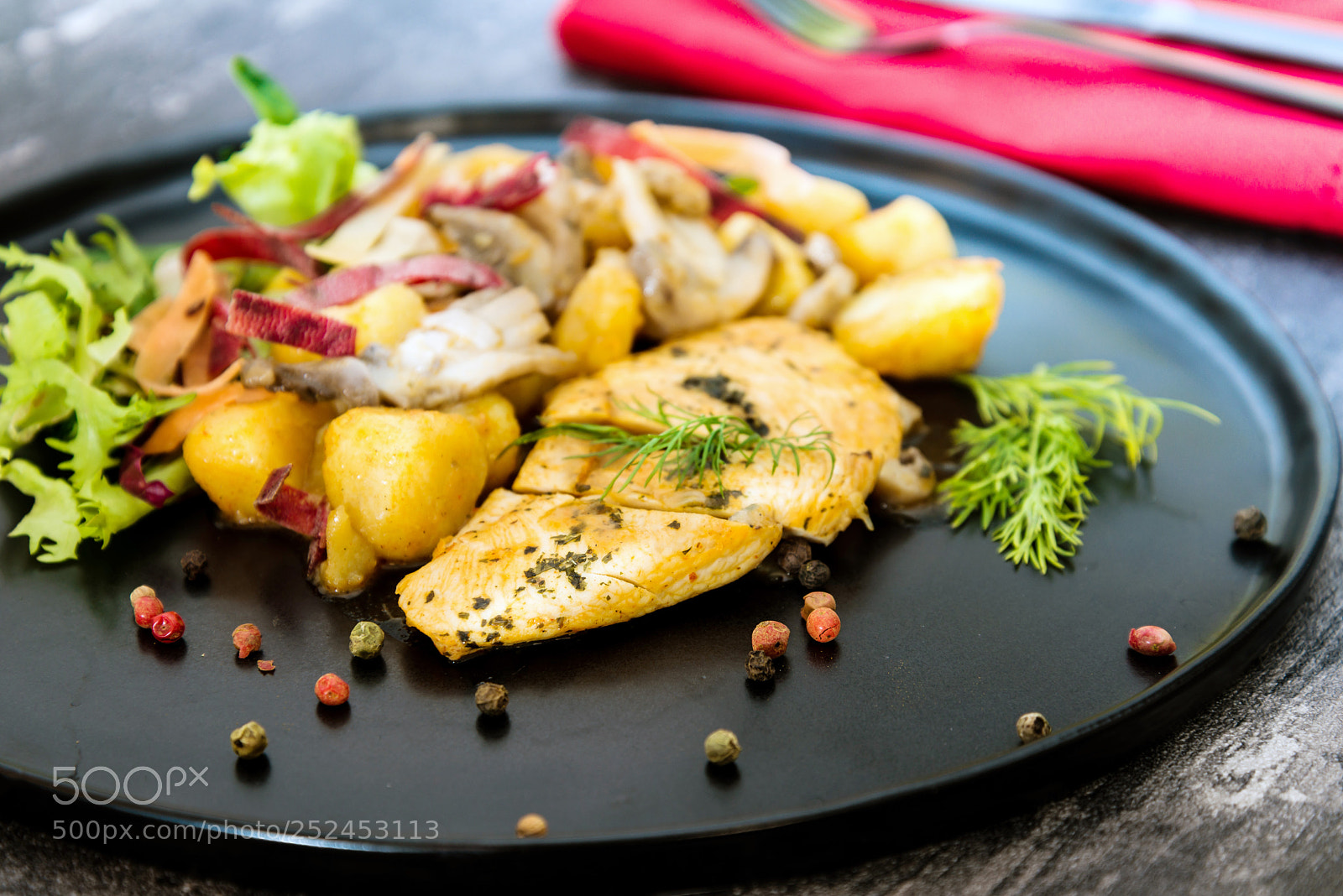 Nikon D800 sample photo. Chicken fillet emince with photography