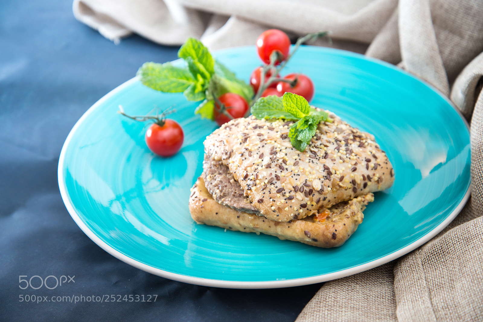 Nikon D800 sample photo. French burger with sauce photography