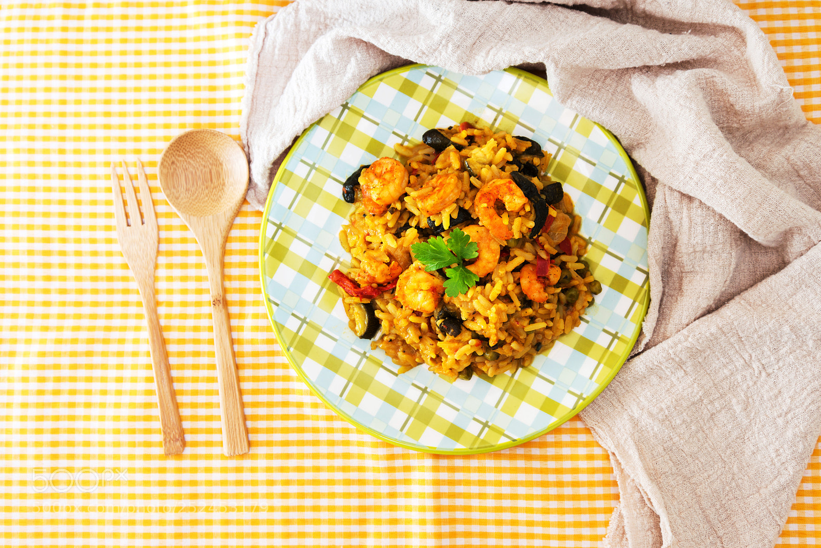 Nikon D800 sample photo. Prawn with rice photography