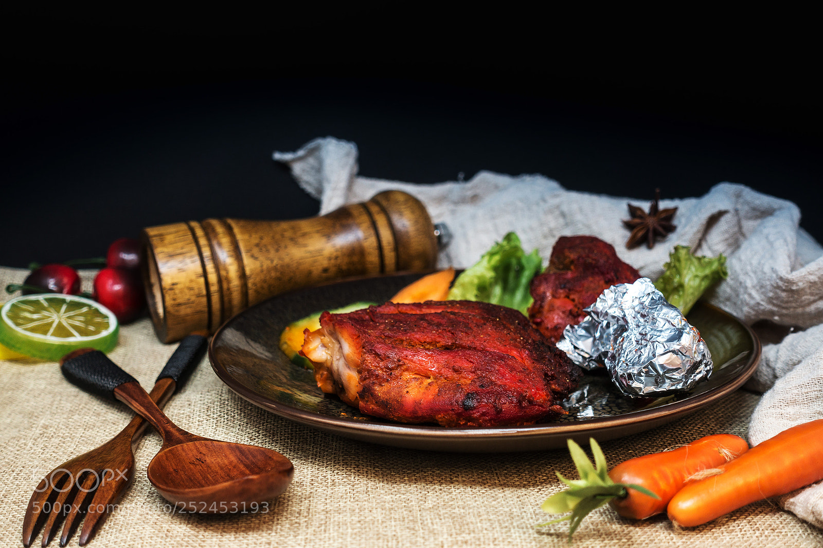 Sony Cyber-shot DSC-RX100 IV sample photo. Indian food chicken tikka photography