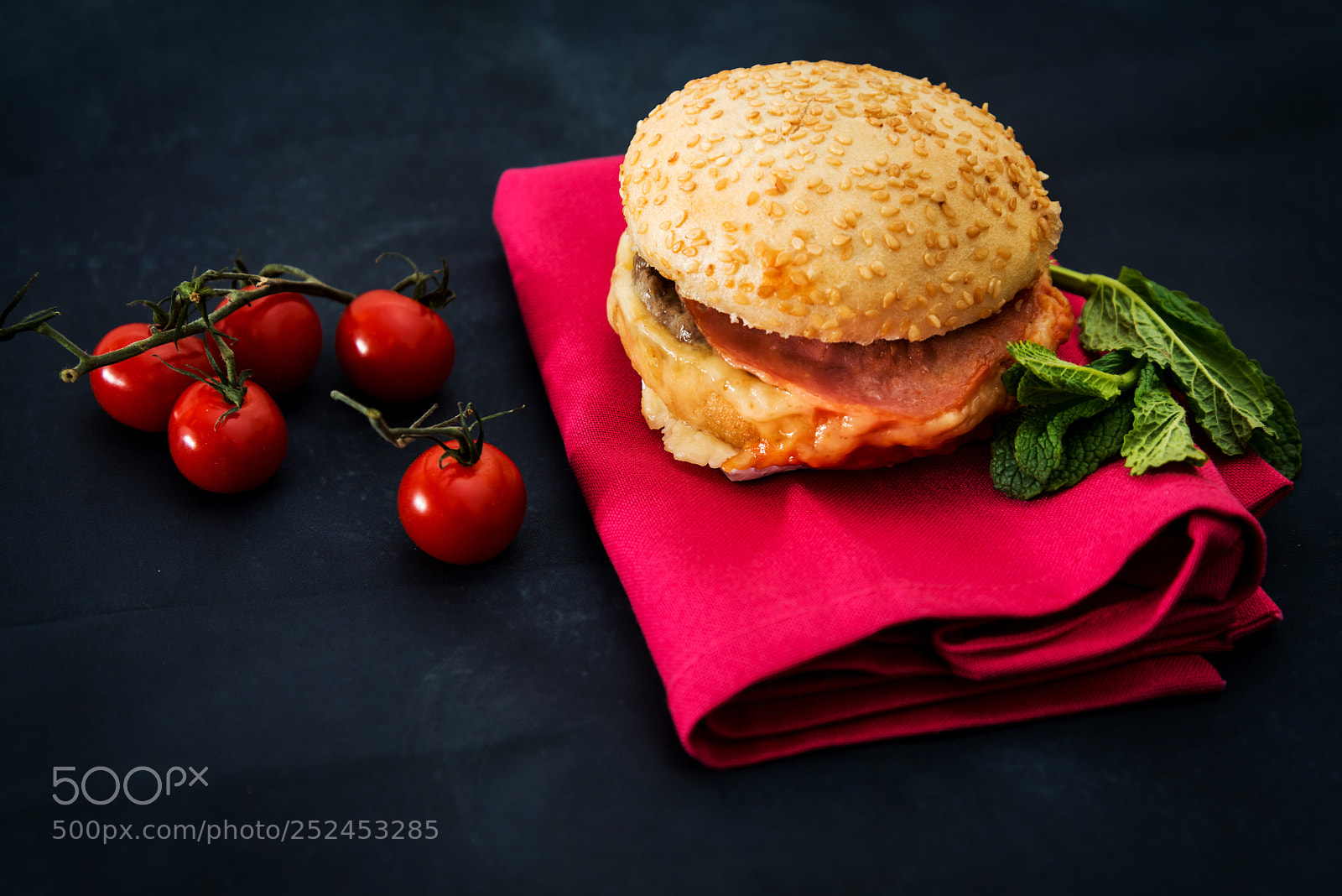 Nikon D800 sample photo. Delicious american cheese burger photography
