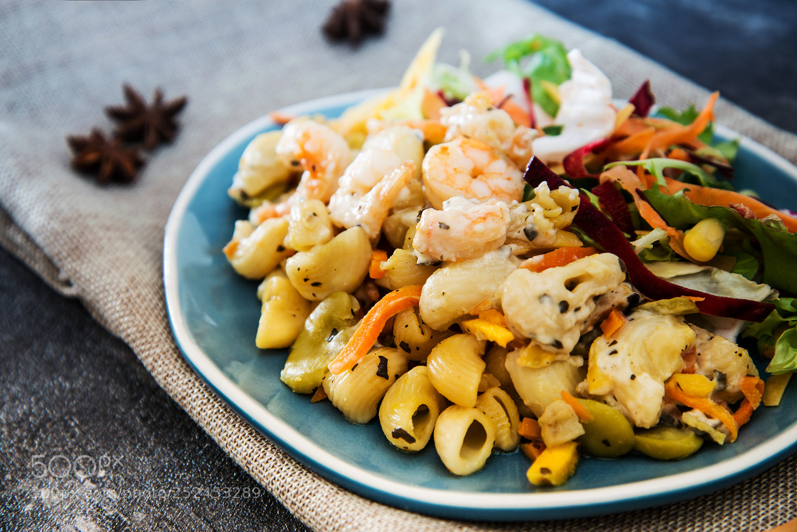 Nikon D800 sample photo. Pasta with vegetables and photography