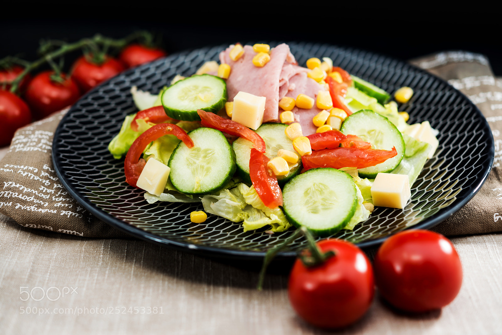 Nikon D800 sample photo. Delicious fresh salad and photography