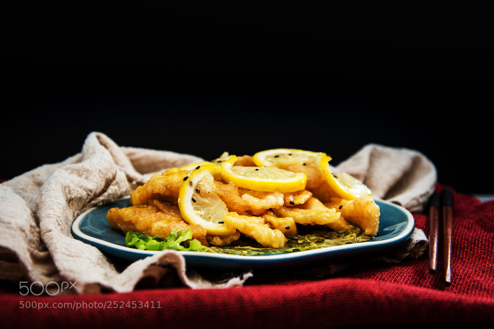 Nikon D800 sample photo. Chinese food fried fish photography