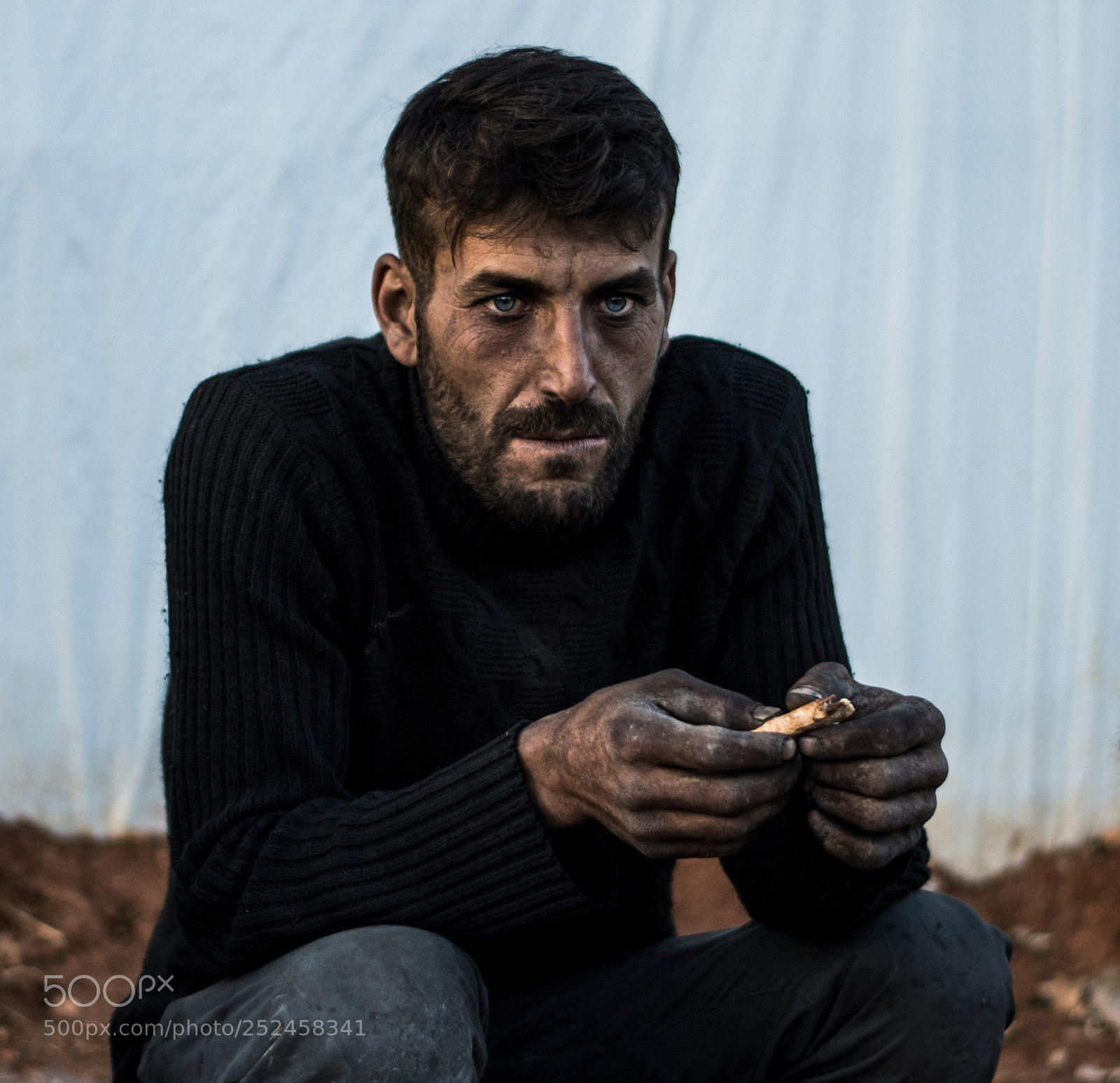 Nikon D7200 sample photo. Coal worker photography