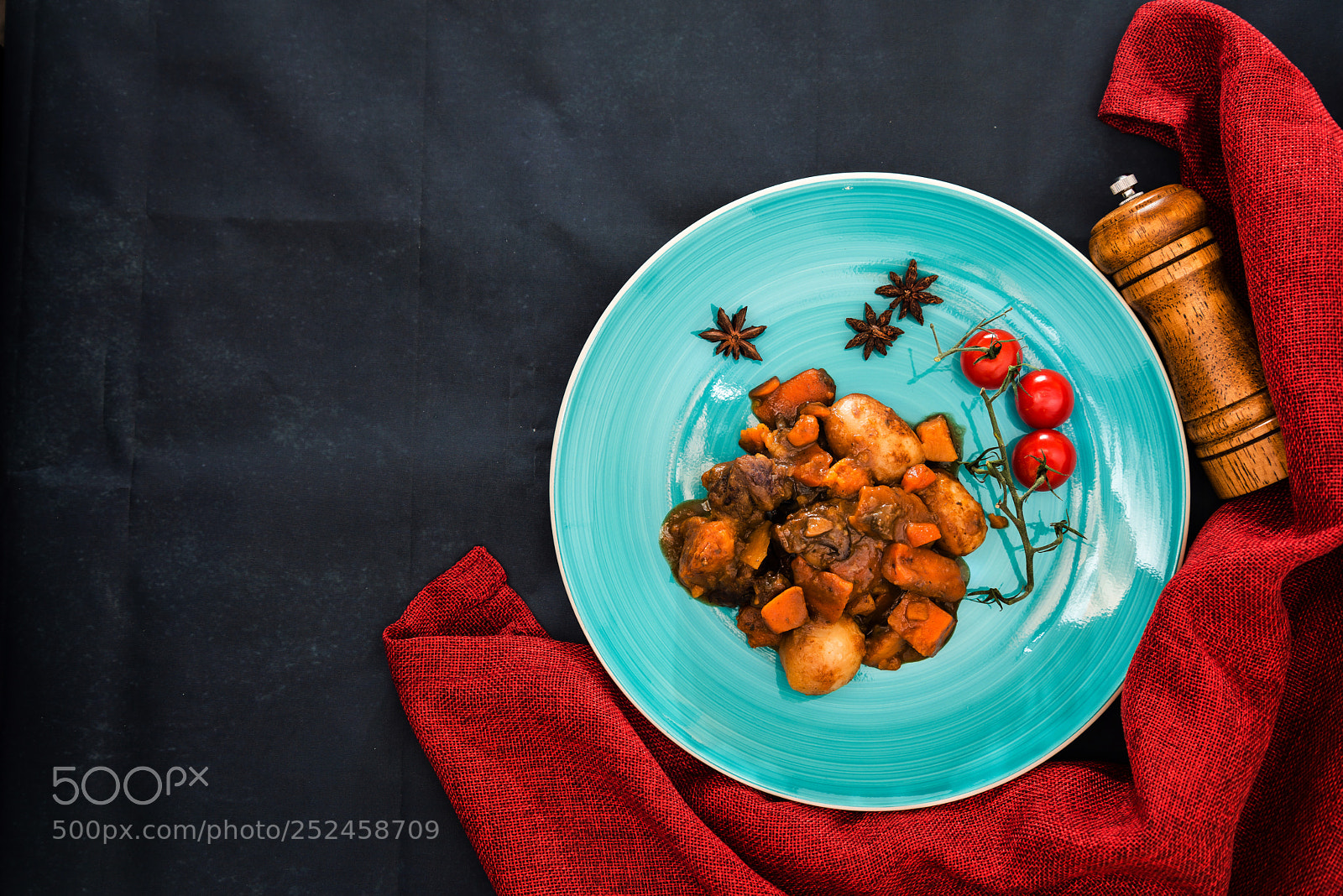 Nikon D800 sample photo. Beef stewed and carrots photography