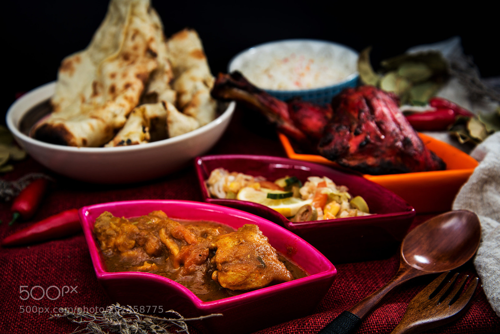 Nikon D800 sample photo. Indian food chicken tikka photography