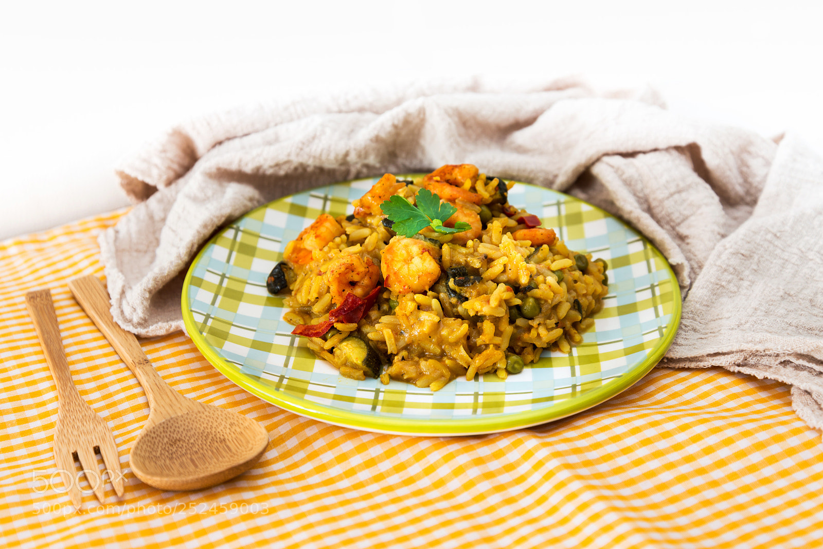 Nikon D800 sample photo. Prawn with rice photography