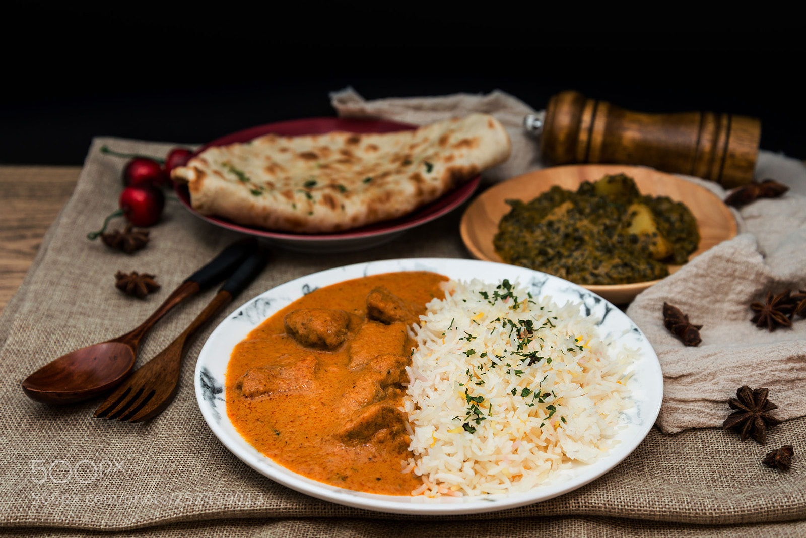 Nikon D800 sample photo. Handmade indian curry chicken photography