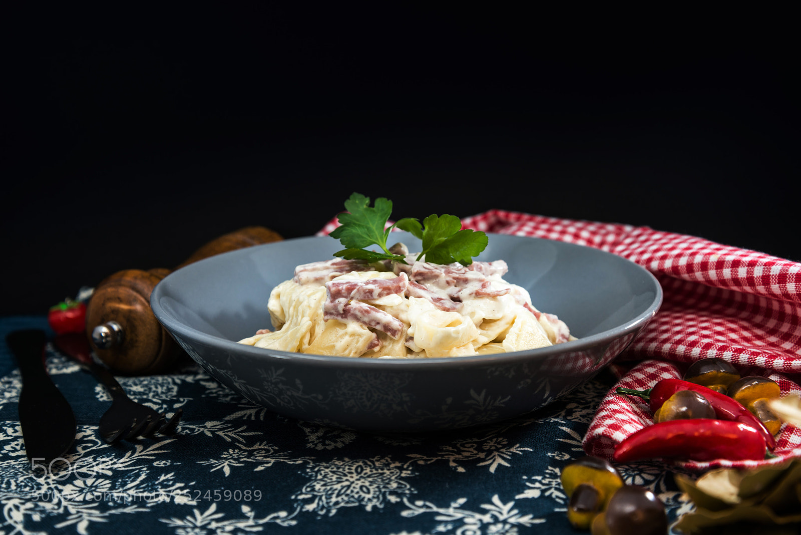 Nikon D800 sample photo. Tasty carbonara pasta on photography
