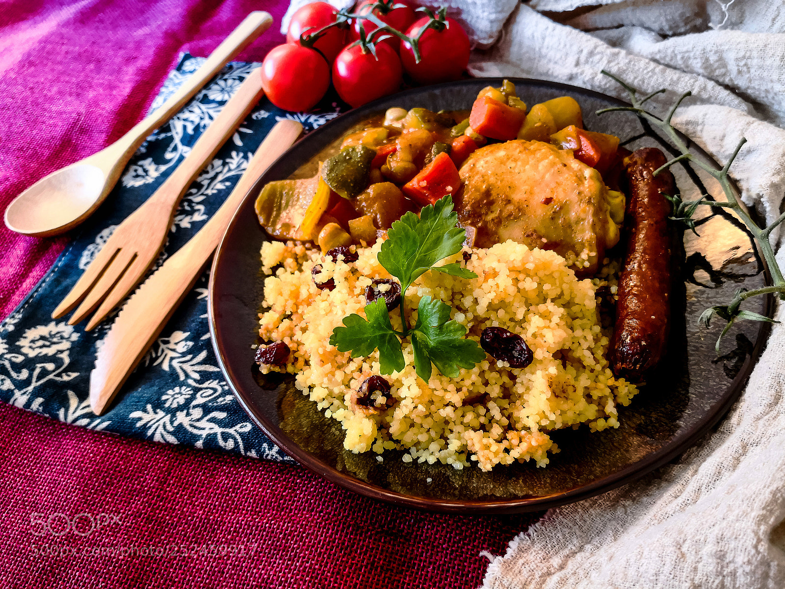 HUAWEI Mate 10 Pro sample photo. Traditional moroccan dish couscous photography