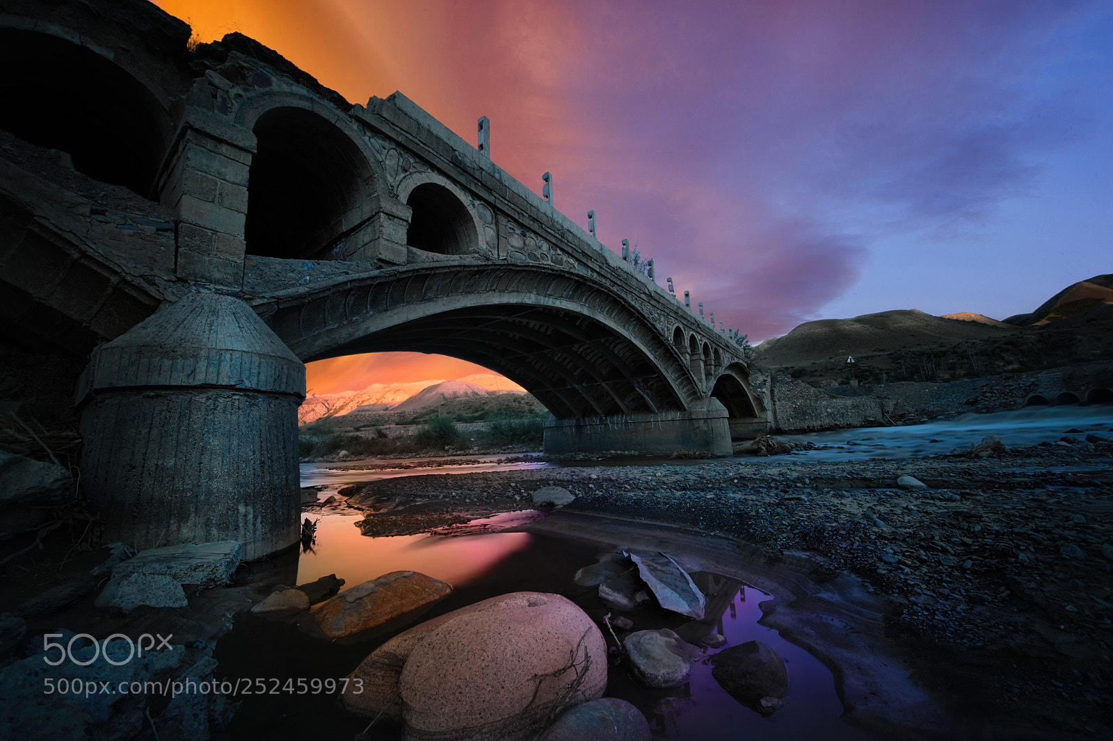 Canon EOS 5D Mark II sample photo. Broken bridge photography