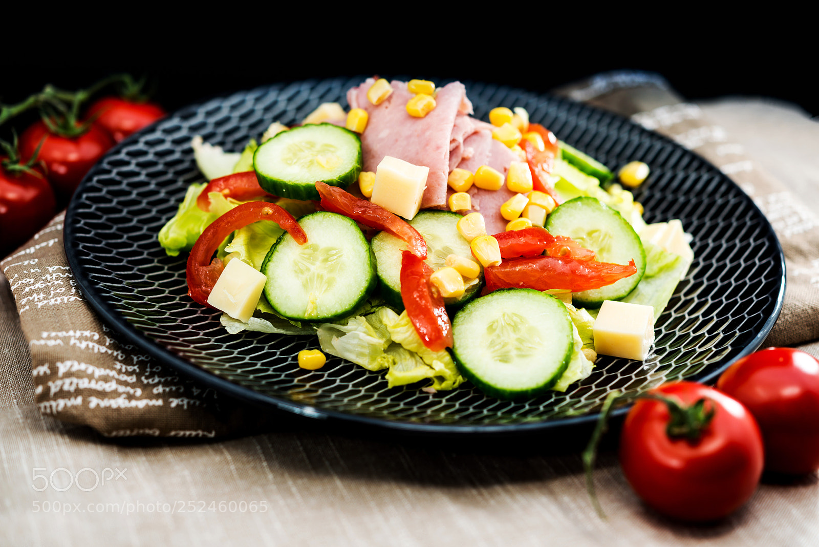Nikon D800 sample photo. Delicious fresh salad and photography