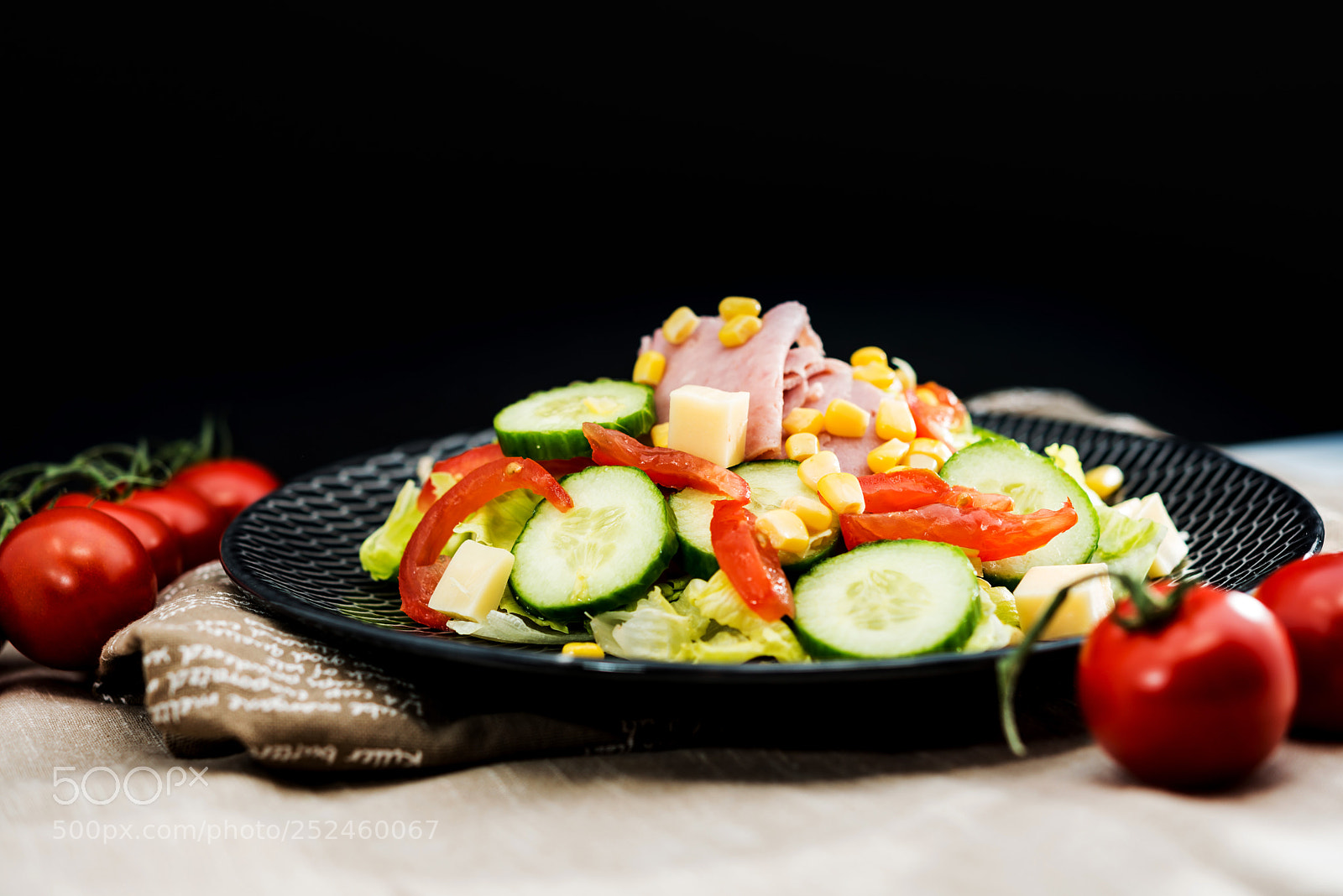 Nikon D800 sample photo. Delicious fresh salad and photography