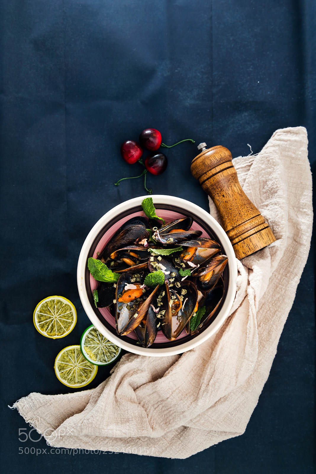 Nikon D800 sample photo. Italian steamed mussels cooked photography