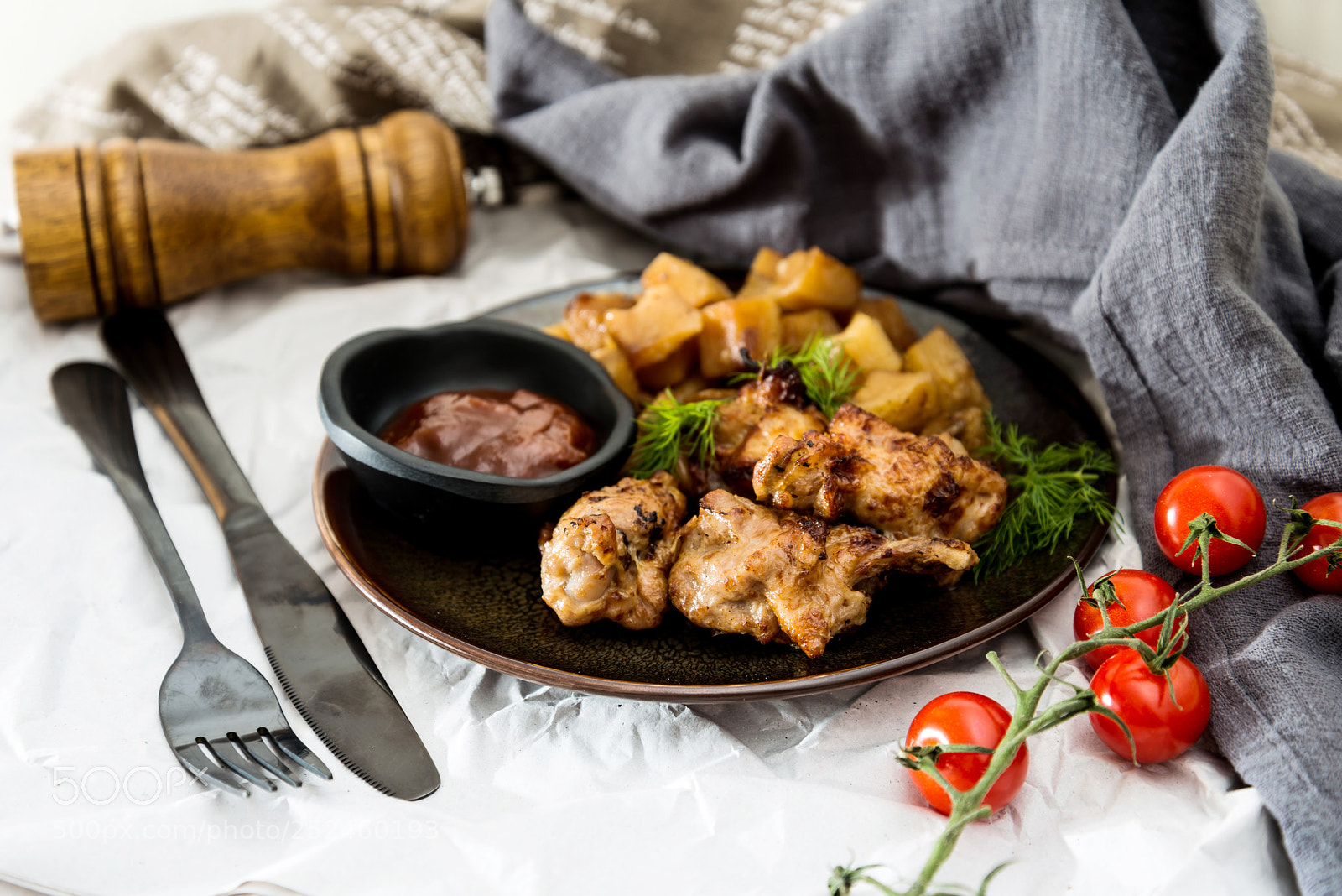 Nikon D800 sample photo. Roasted sleeves chicken with photography