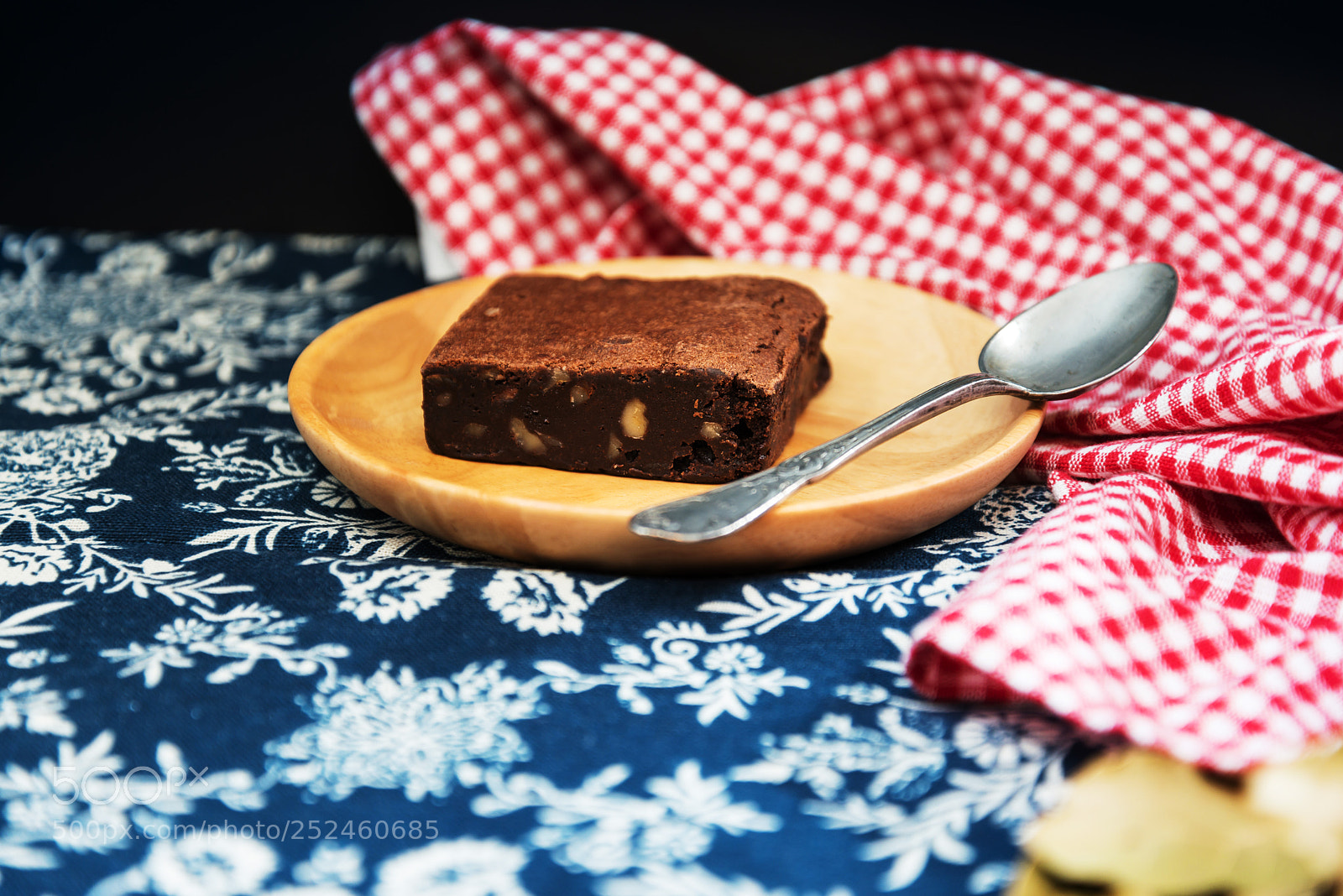 Nikon D800 sample photo. Chocolate brownie cake on photography