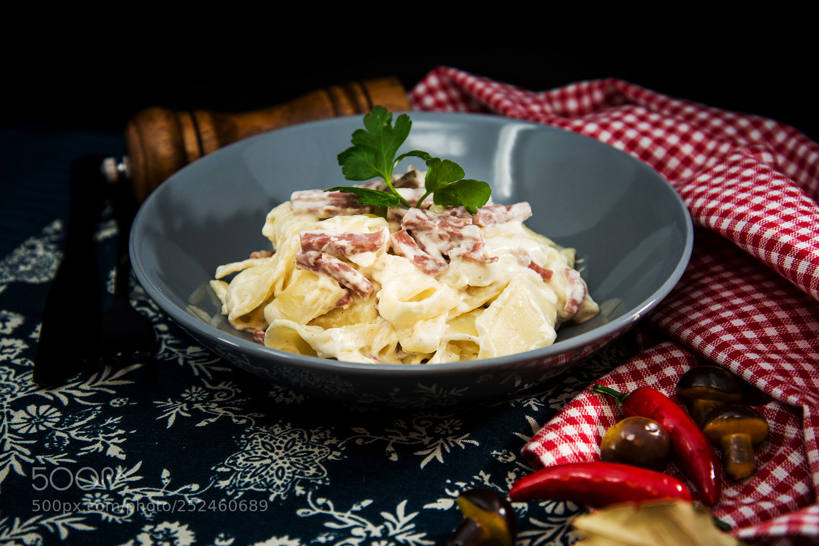 Nikon D800 sample photo. Tasty carbonara pasta on photography
