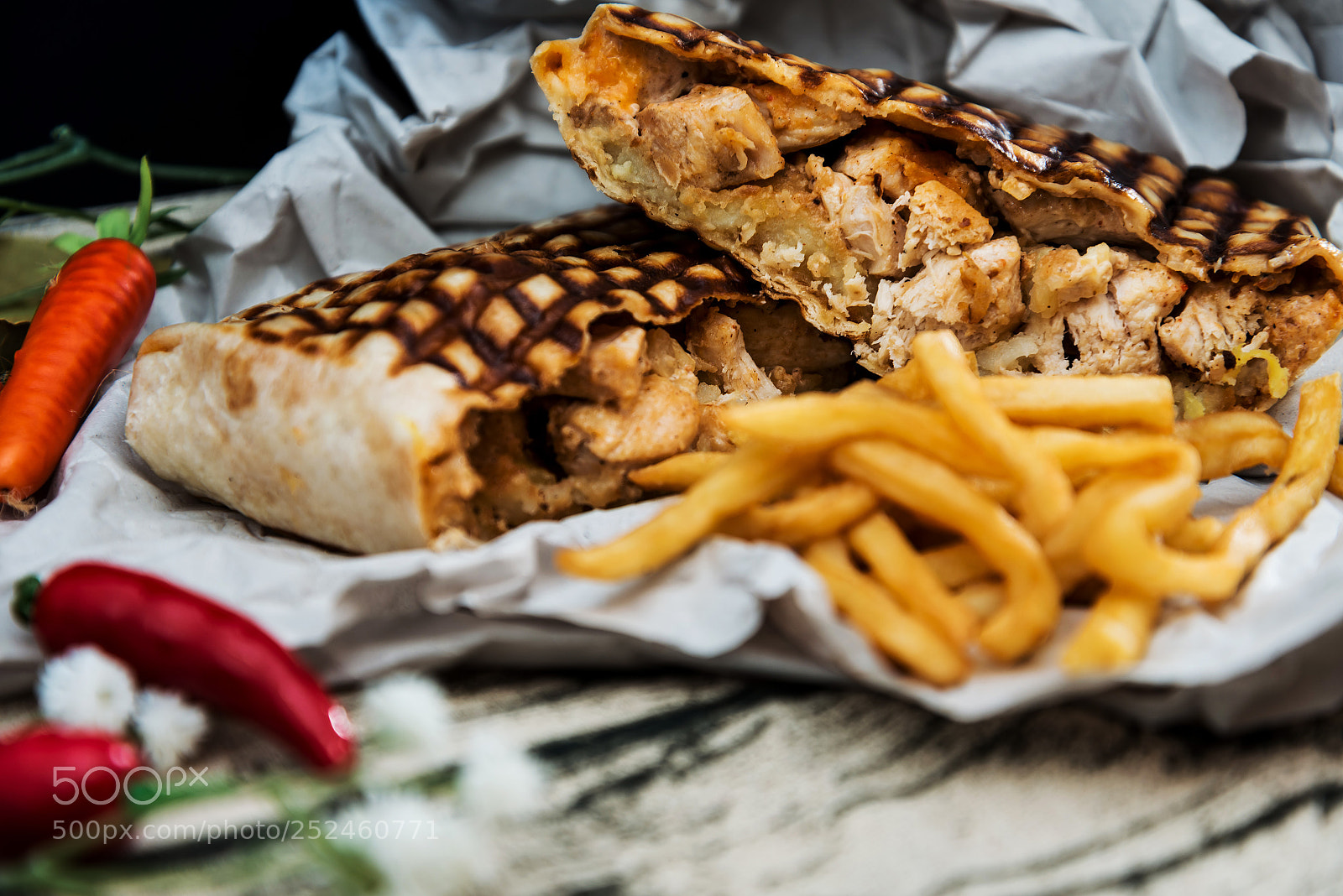 Nikon D800 sample photo. Mexican fajita wraps with photography
