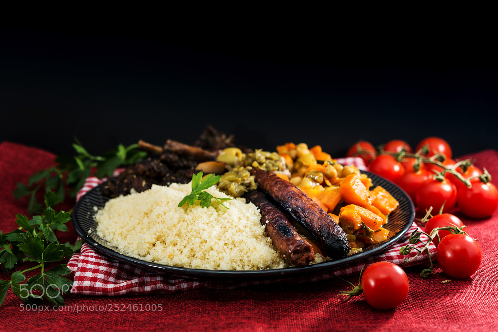 Nikon D800 sample photo. Traditional moroccan dish couscous photography