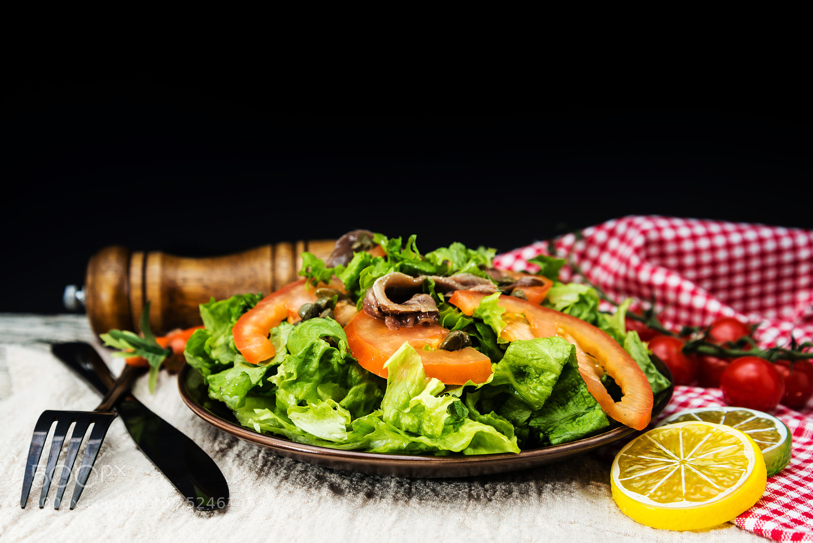 Nikon D800 sample photo. Raw fish salad and photography