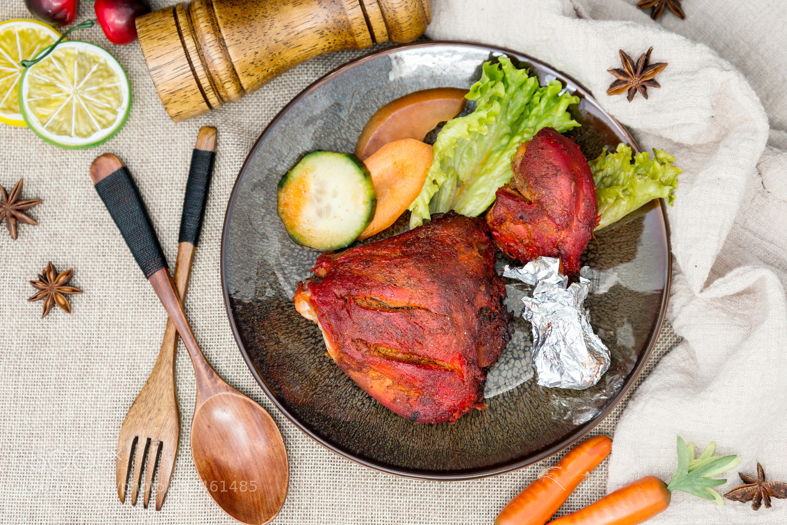 Nikon D800 sample photo. Indian food chicken tikka photography