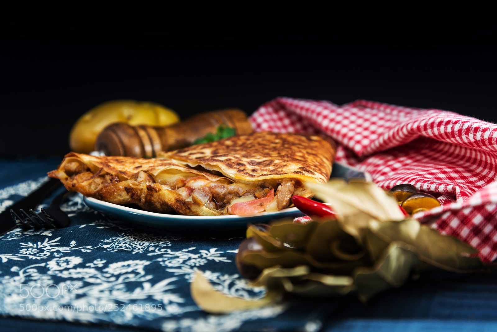 Nikon D800 sample photo. Homemade french buckwheat galette photography