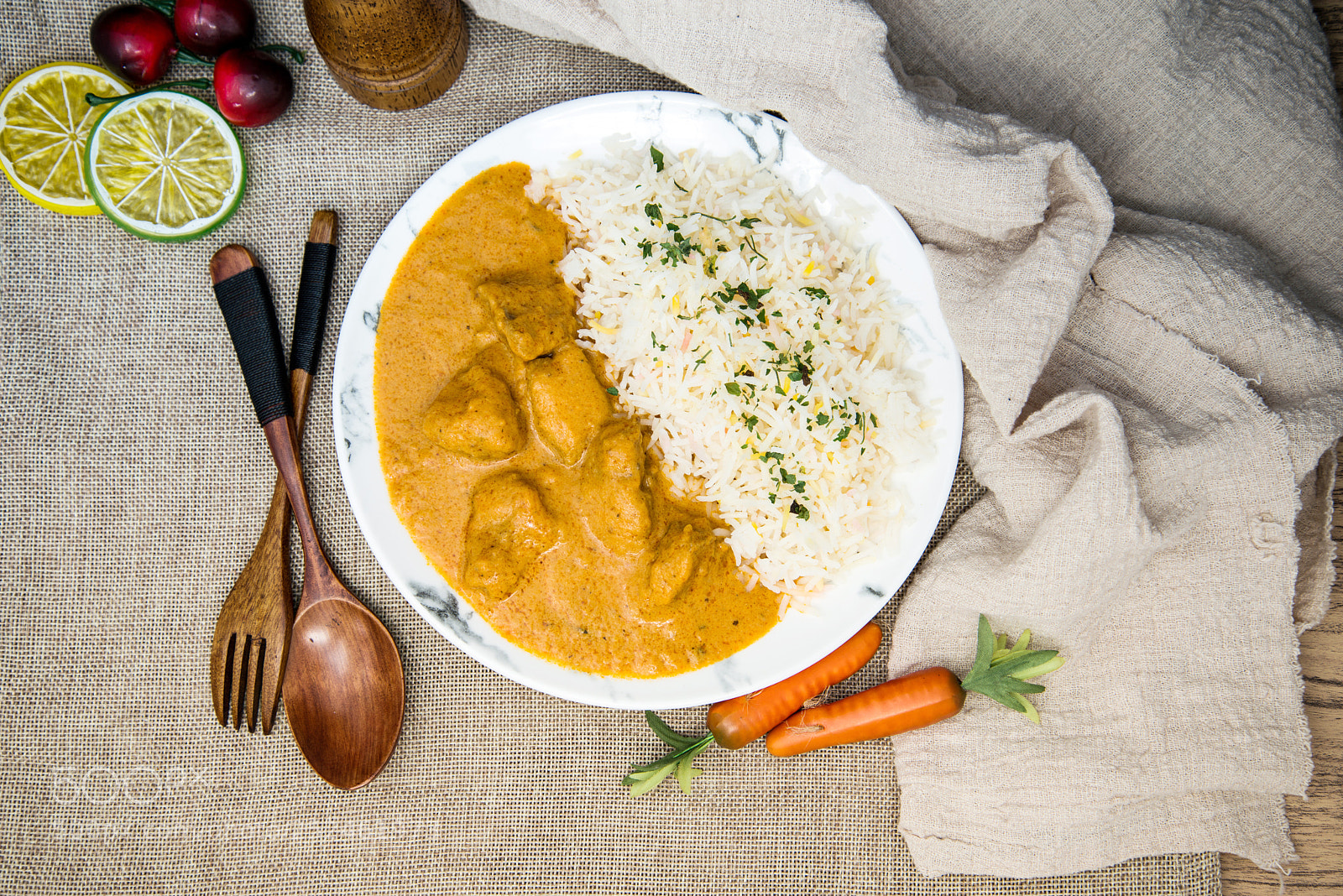 Nikon D800 sample photo. Handmade indian curry chicken photography