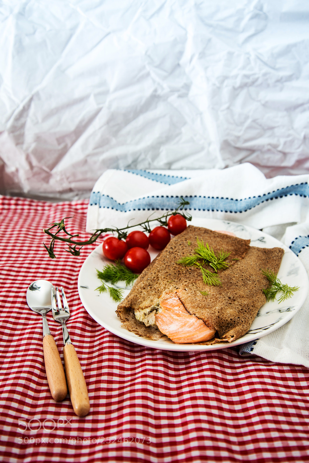 Nikon D800 sample photo. Homemade french buckwheat galette photography