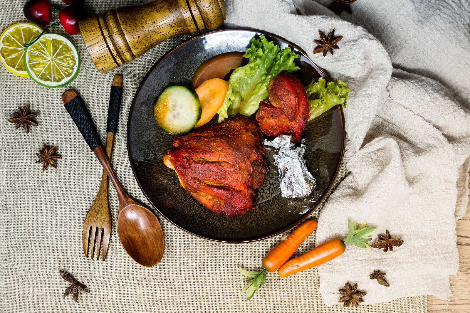 Sony Cyber-shot DSC-RX100 IV sample photo. Handmade tandoori grill indian photography