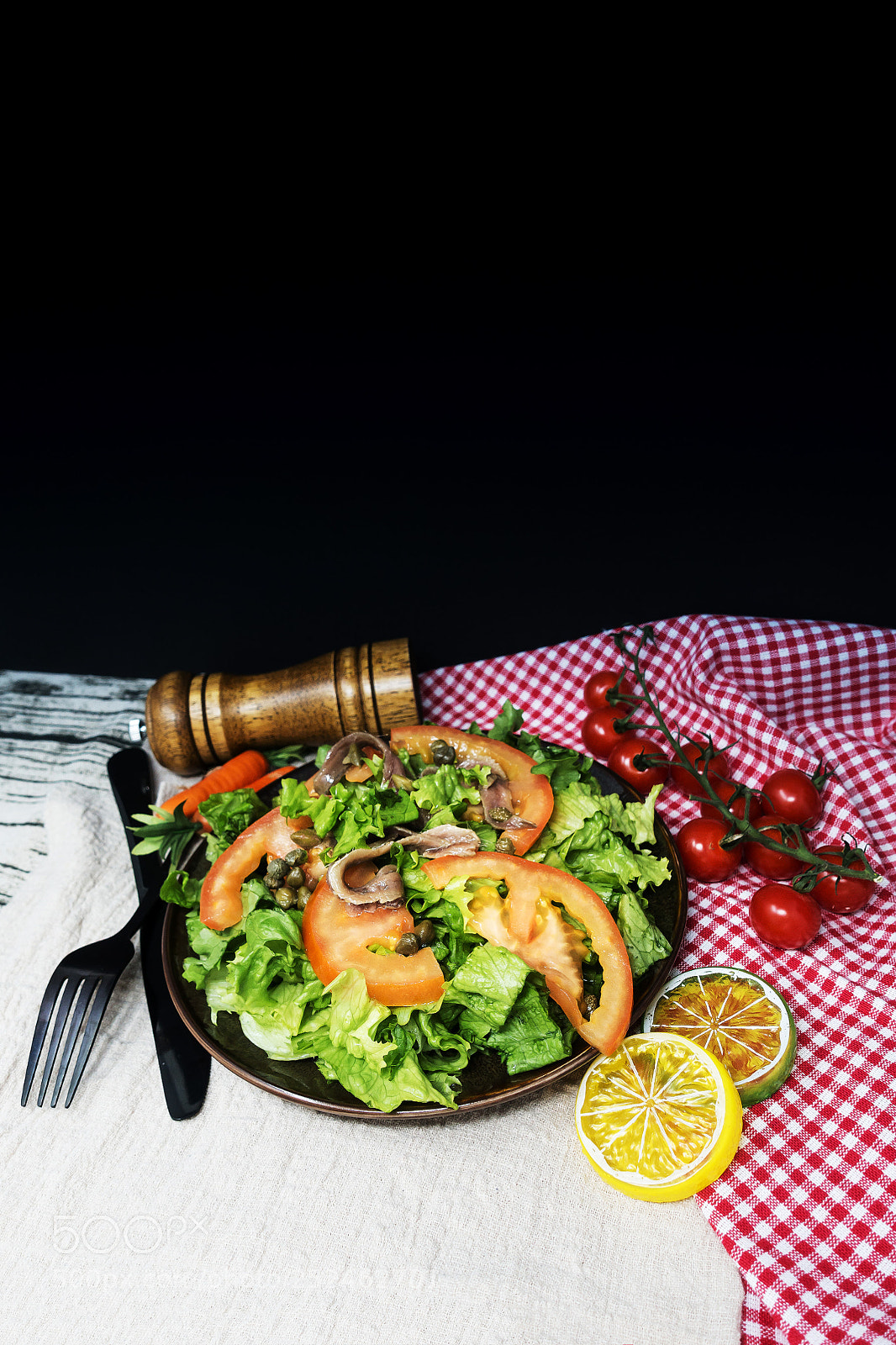 Sony Cyber-shot DSC-RX100 IV sample photo. Raw fish salad and photography