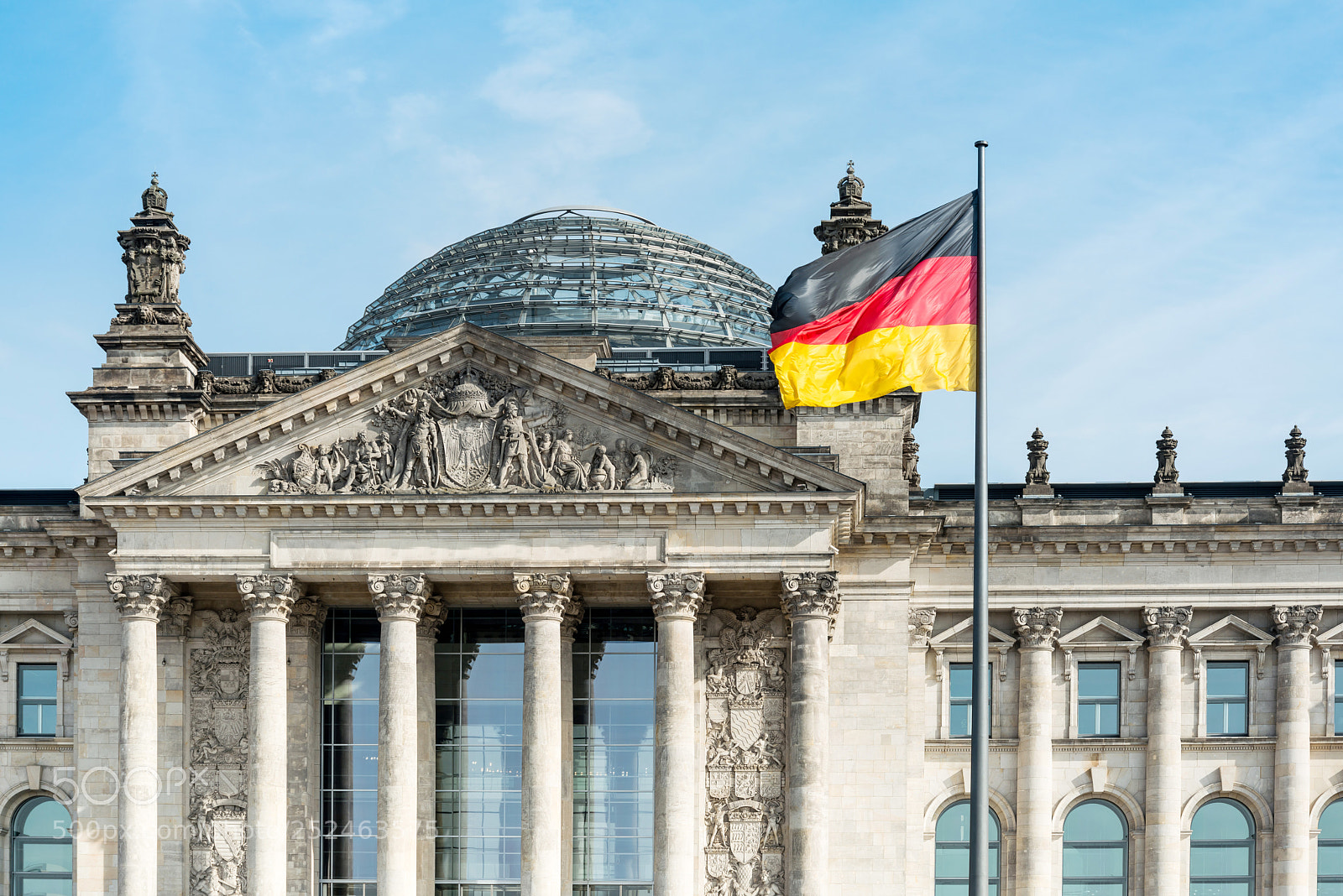 Nikon D800 sample photo. German flag in berlin photography