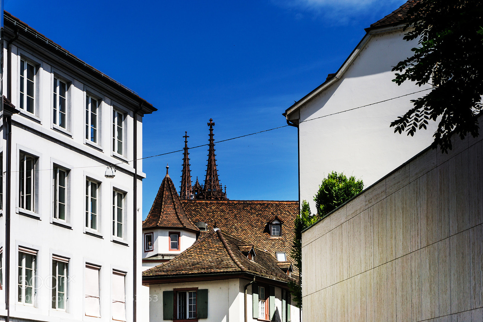 Sony a6000 sample photo. Old town of basel photography