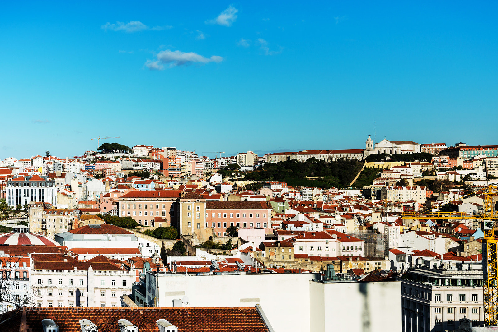 Nikon D800 sample photo. Panoramic historic architectural lisbon photography