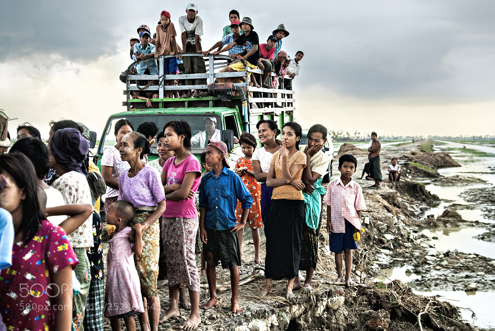 Nikon D200 sample photo. Cyclone nargis 1 / myanmar photography