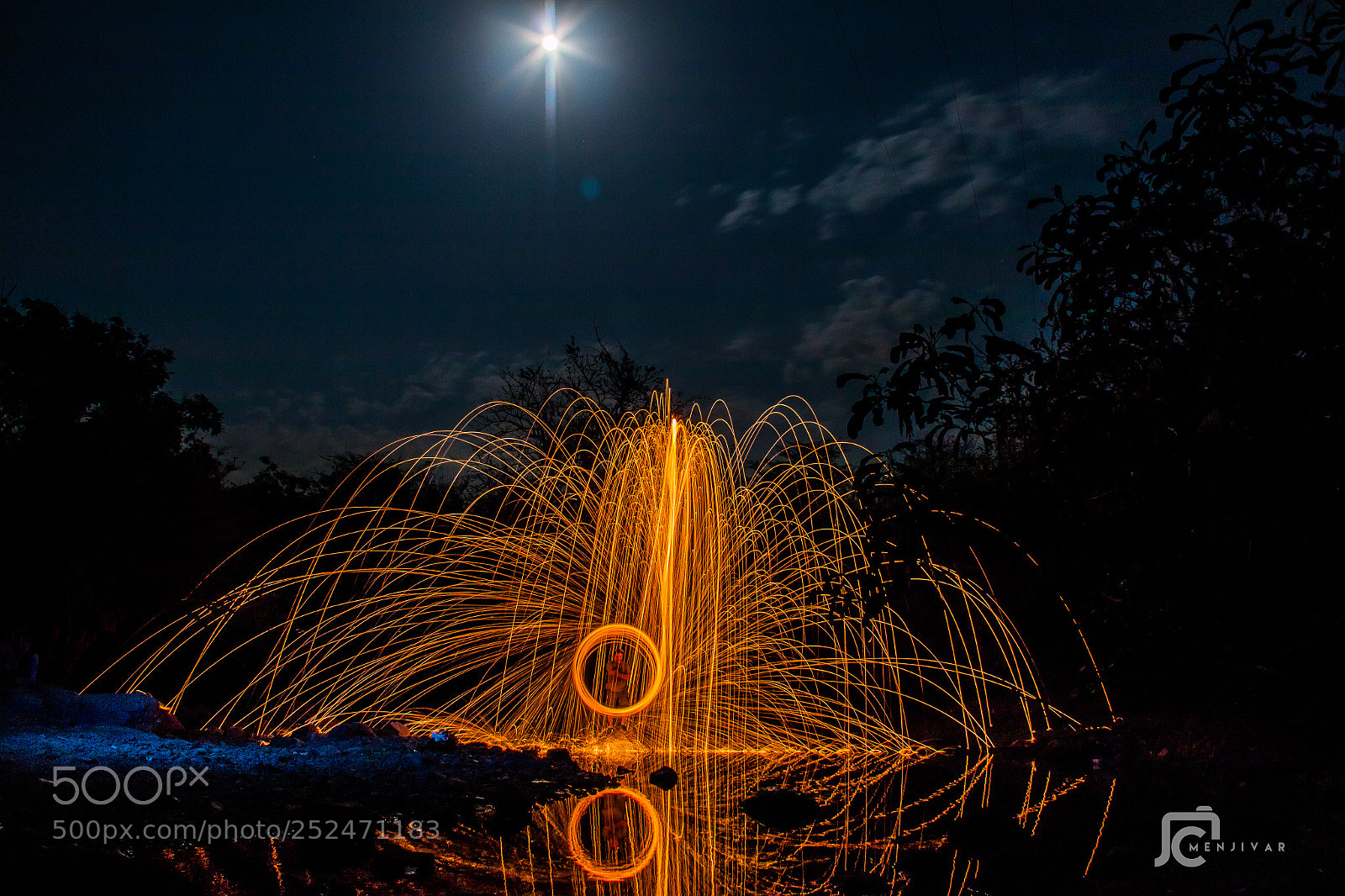 Canon EOS 70D sample photo. Steelwool photography